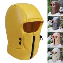 1pc Winter Windproof Warm Balaclava Hat, Soft Thickened Outdoor Hat, Lightweight Warm Gear, Suitable For Cold Weather, Skiing, Cycling, Outdoor Sports, Unisex - Multicolor - View 1
