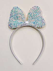 1pc Beige 3D Large Bow Headband, Minimalist Style Hair Accessory For Daily Wear - Multicolor - View 5