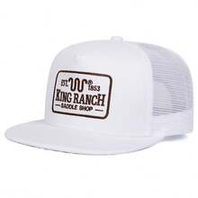 1pc Men's KING RANCH Letter Embroidered Baseball Cap, Fashion Hip-Hop Hat, Outdoor Adjustable Casual Cap, Spring/Autumn Travel Beach Vacation - Multicolor - View 18