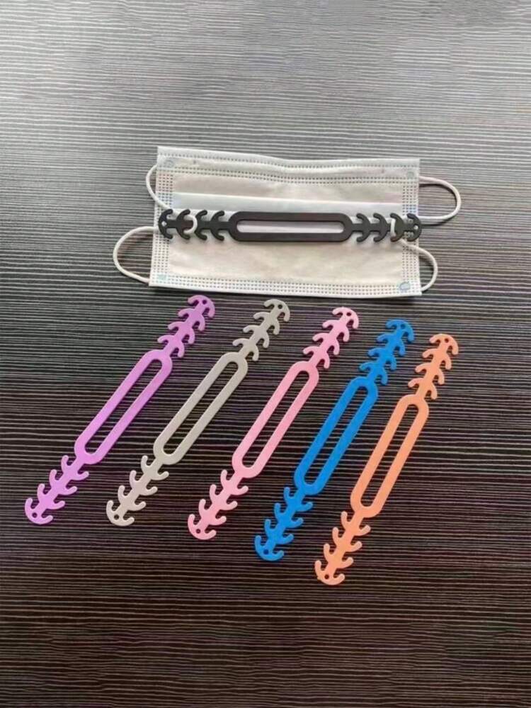 15/12/10/6/2Pieces Random Color Disposable Mask Anti Pinch Hook Ear Protection Adjustable Buckle - View 3