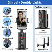 TOKQI Auto Face Tracking Gimbal Stabilizar For Smartphone,360° Rotation Detachable Phone Holder With Bluetooth Wirless Remote Control,No App Required,Compatible With IOS, Android,For Photography,Summer Vacation, Travel, Outdoor Activities, Live Streaming - View 15