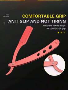 New Men's Foldable Stainless Steel Blade Vintage Razor Manual Shaving Razor Barber Razor Body Facial Hair Removal Knife - Multi-color - View 5