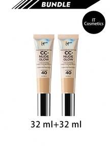 IT Cosmetics [حزمة] كريم أساس CC+ نود جلو لتحسين مظهر البشرة SPF40 درجة متوسطة سمراء 32 مل * 2 - Medium Tan - مشاهدة 1