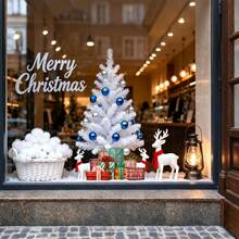 Christmas Tree  Artificial Xmas Tree White Premium PVC Bushy Realistic Fir Quick Installation Natural With Metal Stand For Christmas New Year Decorations - White - View 7