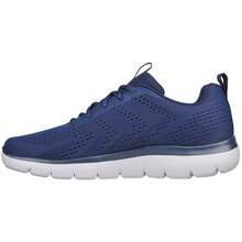 Skechers أحذية رياضية كاجوال رجالية - الأزرق - مشاهدة 3