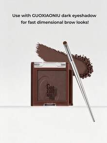 GUOXIAONIU Ultra-Fine Eyeliner Brush, Curved Design One-Stroke Liner Makeup Brush, Beginner Friendly Precision Eyebrow Shading Brush - Rose Gold #336 Ultra-fine - View 4