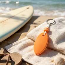 Floating Keychain, Automatically Floats When Dropped In Water To Prevent Keys From Sinking To The Bottom. Suitable For Beach, Pool, Boating, Fishing, And Water Activities. Can Be Attached To Keys, Backpacks, Diving Bags. Lightweight, Portable, And Brightly Colored For Easy Retrieval. Practical Accessory To Prevent Key Loss. - Random Color - View 4
