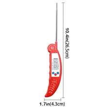 1pc Foldable Food & Water Thermometer (Battery Not Included), Suitable For Measuring Water And Oil Temperature, Backyard Party BBQ Temperature Control, Gardening Supplies, Kitchen Supplies - Foldable Thermometer - View 5
