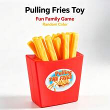 Funny French Fries Pulling Prank Toy, Family Party Gag Gift, Birthday Christmas Easter Party Favor, Holiday Gift, Party Prop - Multicolor - View 2