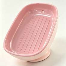 1pc Minimalist Premium Bathroom Soap Dish, Thickened Glossy Anti-Stain ABS Material, Suction Cup Base With Slanted Self-Draining Outlet Design, Non-Slip Quick-Dry Soap Storage Tray, Modern Washbasin Countertop Organizer, Suitable For Home Shower And Sink - Suction Cup Soap Dish - View 10