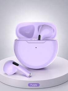 GENAI PRO6 TWS True Wireless Stereo HiFi Earbuds, Headphone Nirkabel In-Ear Peredam Kebisingan, Mikrofon Terintegrasi, Tahan Air IPX5, Cocok untuk Olahraga, Hadiah Kreatif untuk Wanita dan Anak Perempuan, Ungu - View 14