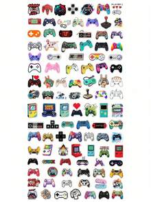 50pcs Video Game Theme Stickers, Suitable For Decorating Lapto - Multicolor - View 2