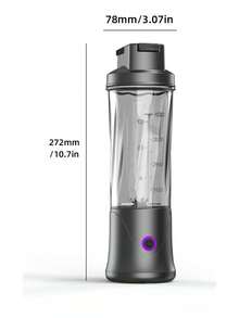 1 buah Blender Portabel Pribadi 450ml, Cangkir Jus Mini Isi Ulang USB dengan 12 Mata Pisau, Pembuat Smoothie Tahan Air, Mixer Buah Nirkabel untuk Perjalanan, Gym, Rumah & Aktivitas Luar Ruangan - MultiWarna - View 10