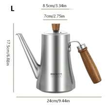 1pc Multifunctional Exquisite Stainless Steel Coffee Pot/Water Kettle/Teapot, Non-Stick Oil Storage Bottle For Home Kitchen, Large Capacity With Filter Mesh To Strain Oil Residue, Tea Infuser Pot - Multicolor - View 7