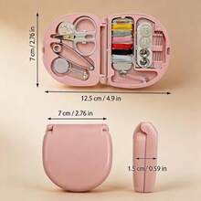 Mini Sewing Tool Kit - Emergency Travel Repair Set, Fashionable Color Portable Sewing Kit, Sewing Tool Bag, Durable And Rust-Resistant, Suitable For Home Clothing Repair, Fabric Craft Handmade Sewing Including Thread, Needle And Scissors, Ideal For Beginners, Camping And Daily Use - Multiple Styles - View 9
