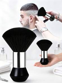 11Pcs Hair Styling Tools Kit, Solid Black Glossy Design, Durable Plastic & Nylon Bristle, For Salon & Home Hair Styling, Includes Scalp Massager, Spray Bottle, Combs, Brushes And Hair Clips - Black Suit - View 3