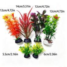 Artificial Flowers For Fish Tank, Aquarium Plants, Fish Tank Plants, Artificial Aquarium Fish Tank Decoration Plants, Plastic Water Plants Fish Tank Decoration - Happy Aquarium - View 11