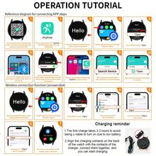 2026 Best-Selling Smartwatch With 1.53-Inch HD Screen, Suitable For Men And Women, 180mAh Battery, Multi-Function Smartwatch, Supports Reminder Notifications/Wireless Calls, Features Health Monitoring Functions Including Weather Forecast/Pedometer/Exercise Management. Fashionable Design, Ideal Gift For Daily Use And Holidays - Multicolor - View 9