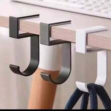 5-Shape Desk Side Hook, Detachable Handbag Holder For Students/Office, Desktop Hook, Office Storage Organizer - Multicolor - View 2