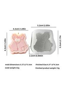 Reusable Christmas Scented Candle Mold, For Clay And Plaster Crafts, Candle Cups, Making 2D Relief Candles, Gift Decorations, Plaster Resin Crafts, Soap Molds - Christmas Mold - View 14