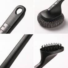 1pc Long Handle Cleaning Brush, Replaceable Brush Head, Kitchen Pot & Dish Brush, Ergonomic Non-Slip Handle, Durable Bristles, Easy To Clean, Suitable For Home Kitchen, Sink, Cookware, Kitchen Essential - Multiple Styles - View 5