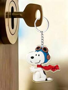 MASSDI Retro Cartoon Key Chain Set, HD Crisp Printed Pattern With Bright Color Details, Reinforced Metal Link Chain, Lightweight Slim Profile, Ideal For Backpack Ornament, Key Organizer And Thoughtful Gift Selection - Multicolor - View 4