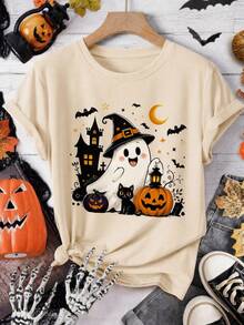 Women T-Shirts - Apricot - View 2
