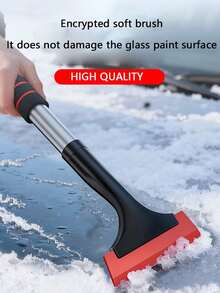 1pc Car Snow Shovel, Extendable Snow And Ice Scraper, Multi-Function Snow Removal Tool, Long Handle Snow Scraper, Non-Scratch Car Paint - A - View 8