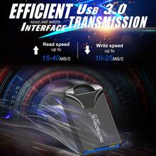 Microdrive USB3.0 迷你金屬隨身碟，附鑰匙圈環便攜 U 盤，適用筆電桌上型電腦的文件儲存與備份 - 查看 11