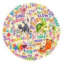 50pcs Cute Pet Inspirational Stickers Cartoon Felt Animal Creative Planner Decoration Waterproof Decals - Multicolor - View 8