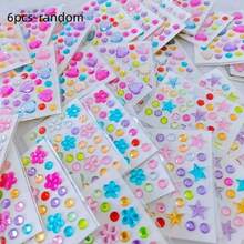 Multi-Size Self-Adhesive Rhinestone Stickers, Suitable For Face Decoration, Applicable For Cycling, Roller Skating And DIY Crafts, Halloween, Christmas Decor - Multicolor - View 12