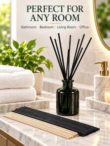 50pcs Reed Diffuser Sticks Refill, Black Reed Diffuser Sticks, Easy-To-Use Home Fragrance Accessory, Adjustable Scent Diffusion Intensity, Suitable For Diffuser Bottle Replacement, Ideal For Bedroom, Bathroom, Living Room, Office And Other Home Decor, Great Gift Choice For Housewarming, Wedding, Christmas And Holidays - Multiple Styles - View 4