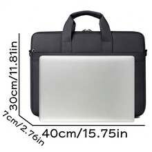1pc Fashion Men's Large Capacity Casual Travel Crossbody Bag, City Commute Campus Student Laptop Backpack - Briefcase - View 3