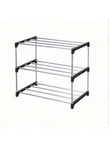 3/4 Tier Metal Shoe Rack, Space-Saving Shoe Storage Organizer, Suitable For Entryway And Dormitory - Multicolor - View 9