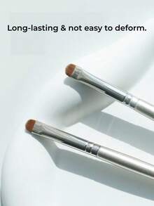GUOXIAONIU Ultra-Fine Eyeliner Brush, Curved Design One-Stroke Liner Makeup Brush, Beginner Friendly Precision Eyebrow Shading Brush - Rose Gold #336 Ultra-fine - View 5