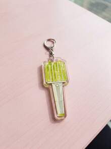 1pc/8Pcs K--Pop Fan LightStick Acrylic KeychainCharms, Cute Music Group Replica Pendant Set, Y2K Concert Enthusiast Accessory, Perfect Gift For K-Pop Fans And Friends, High-Quality Transparent Acrylic, Suitable For Tote Bags, Keys And Daily Decoration. - Multicolor - View 11