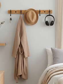 Hook Rack, Suitable For Kitchen Gadgets, Bath Accessories, Hand Towels And Lightweight Garments. Drill-Free Adhesive Installation Without Damaging Tiles, Perfect For Kitchen, Bathroom And Entry Wall, Combines Practical Storage - Multicolor - View 6