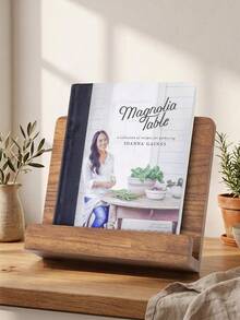 Exquisite Solid Wood Cookbook Stand For Kitchen Countertop, Easily Holds Open Cookbooks Or Recipe Books, Convenient For Cooking, Perfectly Fits Tablets, Enhances Kitchen Decor - Multicolor - View 10