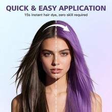 Semprotan Pewarna Rambut Sementara Aneka Warna, Semprotan Pewarna Rambut Formula Lembut, Semprotan Penata Rambut Instan, Riasan Warna Rambut Cepat, Menutupi Uban, Menciptakan Berbagai Efek Warna Alami, Mudah Digunakan, Semprotan Pewarna Rambut untuk Acara Pesta Modis - MultiWarna - View 2