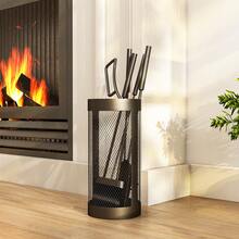 Outsunny Racks de Lenha - negro - Ver 3