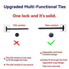 100/50/5 Pcs Nylon Heavy Duty Car Cable Ties | Automotive Cable Ties, Strong Fixing, Universal Fasteners, Suitable For Bumper/Wheel Arch/Door Panel, Easy To Install Car Trim Accessories - Various - View 7