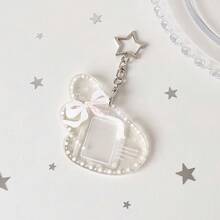 1pc Summer Fresh Girl Angel Wings Star Card Holder, Idol Fan Student 1-Inch ID Photo Small Card Sticker Pendant Card Holder - Multicolor - View 16