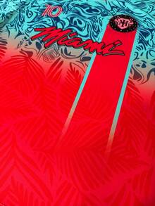 Jersey Timnas AS Miami untuk Pria dan Remaja, Desain Internasional, Atasan Nyaman, untuk Pertandingan, Pakaian Kasual, dan Hadiah. - Hot Pink - View 11
