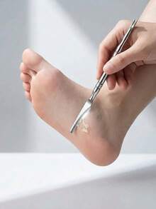 2pcs [Foot Repair Knife+Storage Box] Professional Stainless Steel Pedicure Knife And Dual-Ended Callus Remover - Precision Foot Care Tool For Dead Skin And Cuticle Maintenance - A - View 5