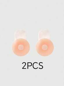 2/6/12pcs Pull-Up Silicone Nipple Covers, Adhesive Nipple Covers, Suitable For Low-Cut Dresses, Weddings, Parties, Balls - Multicolor - View 9