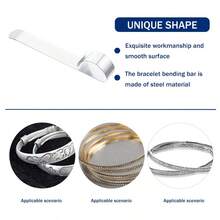 KLONKEE 1/2/3/5pcs Bracelet Measuring And Bending Tool Set, Includes Bracelet Bending Pliers, Measuring Tape And Bracelet Shaping Pliers, Reusable Bracelet Measuring Paper Tape, Suitable For Jewelry Making And Repair - Jewelry Making Tools - View 5