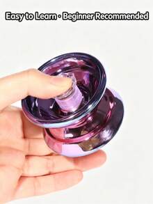 1pc-High Grade Alloy Yo-Yo Responsive Sleep Yoyo, 3-Bearing Competitive Yoyo Ball, Auto Pull Return UU YoYo For Beginner String Stunt Performance - Multicolor - View 10