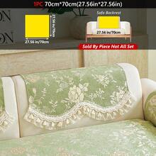 1PC French Irregular-Shape Chenille All-Season Universal New Sofa Cover, Living Room Sofa Protection High-End Feel Seat Cushion, Anti-Slip, Dust-Proof, Anti-Dirt, Machine Washable - Multicolor - View 21