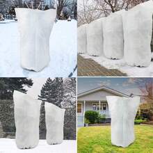 1/5/10pcs Plant Protection Cover Anti-Frost Anti-Insect Tree Cover Non-Woven Fabric Frost Protection Cover 80cm/100cm/120cm - A - View 2