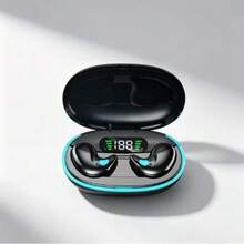X55 Invisible Sleep TWS Wireless Earbuds, Digital Power Display Bluetooth Earphones, Lightweight Side Sleep No Pressure Ear Headset With Mic - View 8